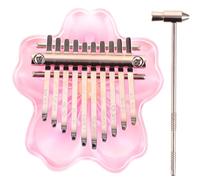 WEKADRIN Kalimba Touches Mini Piano à Doigts pour Instrument Portable Acrylique Facile à Apprendre Précis Cadeau pour Débutants