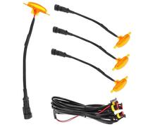 WEKADRIN LED Warning Lights Set For Cars And Trucks Bright Daytime Running Safety Lights Compact And Easy To Install