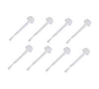 WEKADRIN Lot Brosses de Remplacement pour Vernis à Ongles Applicateurs Liquides pour Poudre Trempage Pinceaux Nail Art Fins Blancs Recharges Pratiques pour Manucure