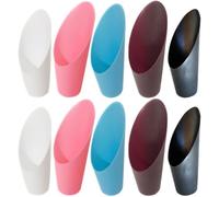 WEKADRIN Lot de 10 Pelles à Creuser en Plastique Solide pour Jardinage et Plantation, Outils à Main Ergonomiques Multicolores Adaptés à Pots et Micro-Jardins