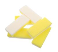 WEKADRIN Lot de 10 Pierres Ponces pour Pieds en Mousse PU Jaune Exfoliantes et Légères Outil de Pédicure pour Élimination des Callosités Nettoyant Hygiénique pour Soin Quotidien des