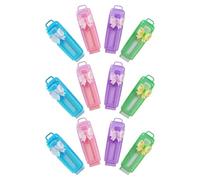 WEKADRIN Lot de 12 Gommes Rétractables à Pousser Gommes Mécaniques Colorées Gaine Plastique Compactes et Légères pour École Bureau et Fournitures Scolaires