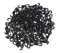 WEKADRIN Lot de 150 Crochets de Fixation S en Abs pour Housse de Siège Auto, Résistants à l'usure et Faciles à Installer, Accessoires Intérieurs pour Voiture