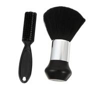 WEKADRIN Lot de 2 Brosses de Coiffure Dépoussiérage des Cheveux Cou, Poils Doux, Taille Standard, Brosses de Nettoyage pour Usage Salon et Maison, Brosse à Cheveux Professionnelle, Plumeau