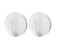 WEKADRIN Lot de 2 Crochets Magnétiques Robustes pour Réfrigérateur la Cuisine et Bureau Crochet Rond Compact pour Suspendre Ustensiles Torchons et Accessoires Ménagers Fixation