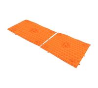 WEKADRIN Lot de 2 Tapis D’Acupression pour Pieds Orange Antidérapants et Pliables Tapis de Massage des Pieds pour Relaxation Thérapie et Yoga en Extérieur Stimulation des Points de