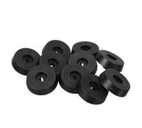 WEKADRIN Lot de 20 Pieds Amortisseurs Antichocs pour Boîtier Pc, Support Antidérapant Compatible Trous 10 Mm, Pieds Rehausseurs en Matériau Solide pour Stabilité Bureau et