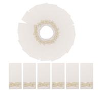 WEKADRIN Lot de 25 Serviettes Décoratives en Papier Doré à Motif Ondulé 20 X 10 CM Serviettes de Table Pliables pour Fête Mariage et Restaurant Absorbantes et Jetables pour Cocktail