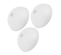 WEKADRIN Lot de 3 Abat-jours en Plastique Blanc, Diamètre Moyen 42 Mm, Diffuseurs de Lumière pour Lampe de Table et Ventilateur de Plafond, Cache-ampoules Résistants et Faciles à Nettoyer,