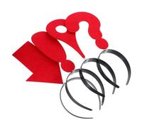WEKADRIN Lot de 4 Bandeaux Fantaisie à Flèche et Point D'interrogation, Accessoires Coiffure pour Carnaval et Soirées Déguisées, Serrage-têtes pour Filles et Femmes