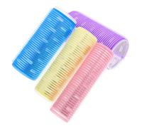 WEKADRIN Lot de 4 Bigoudis pour Cheveux Longs, Petites et Grandes Tailles, Rouleaux Auto-agrippants en Aluminium pour Boucler, Volumiser les Cheveux, Femmes, Coiffage Nocturne et Quotidien