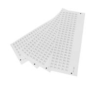 WEKADRIN Lot De 4 Feuilles D'Autocollants Numérotés Petits Autocollants Numérotés À Décoller Et À Coller Pour Bacs Classeurs Étiquettes De Autocollants