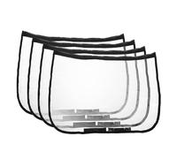 WEKADRIN Lot de 4 Housses Étanches de Protection Magnétique pour Port de Recharge Véhicule Électrique Abri Pluie et Poussière Compatible Bornes Extérieures Noir Protection Solide et