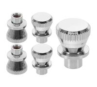 WEKADRIN Lot de 5 Écrous en Métal de 14 Mm pour Moulin à Poivre Manuel, Pièces Supérieures de Poignée du Moulin à Épices, Compatibles Petits Broyeurs à Poudre Cuisine et Assaisonnements