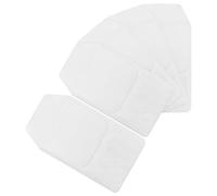 WEKADRIN Lot de 5 Protège-Poches en PVC Transparent et Blanc pour Chemises et Blouses de Laboratoire Pochette Organisatrice Multifonction pour Stylos Badges et Cartes Protège Poche de