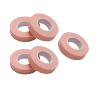 WEKADRIN Lot de 5 Rubans Adhésifs Isolants pour Extensions de Cils en Tissu Non Tissé Respirant Hypoallergénique Rose pour Salon de Beauté et Pose Précise des Faux Cils