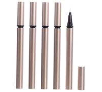 WEKADRIN Lot De 5 Tubes Vides D'eye-liner Liquide 1 Ml Rechargeables Dorés Mats Tubes D'eye-liner Rechargeables Pour Cosmétiques Usage Professionnel Et Personnel