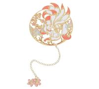 WEKADRIN Marque Page Laiton avec Pendentif Artistique Renard Décoratif pour Lecteurs Pratique pour Étudiants et Amateurs de Lecture