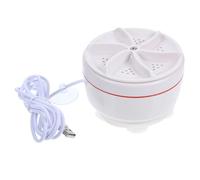 WEKADRIN Mini Machine à Laver Portable Pliable Blanc En Polypropylène Pp Pour Sous-vêtements Et Chaussettes, Petite Taille Légère Voyage Et Résidence Étudiante, Laveuse Ultrasonique Douce