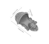 WEKADRIN Miniature Lion Head Wall Decor Realistic Dollhouse Accessory for Tiny House Garden Scene Layout Prop