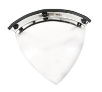 WEKADRIN Miroir Convexe Angle pour Surveillance Intérieure et Extérieure Large Champ Anti-angle Mort Miroir de Sécurité pour Commerce et Couloir Installation Facile