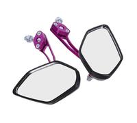 WEKADRIN miroir de rétroviseurs pour guidon rétroviseurs de miroir latéral de poignée Pièce de rechange pour Un verre Violet