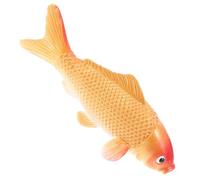 WEKADRIN Modèle de Carpe Artificielle en PVC Doré, Figure Décorative Réaliste pour Aquarium, Accessoires Photo et Décoration Intérieure, Ornement Poisson pour Maison et Bureau, Figure