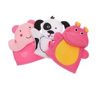 WEKADRIN Moufles De Bain Pour Bébé Et Tout-petits 3 Pièces Taille Garçon Et Filles Exfoliants Et Doux Bain Garçon Et Filles Usage Quotidien