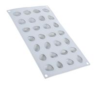 WEKADRIN Moule à Chocolat en Silicone 28 Empreintes Forme Galets Souple et Résistant Moule Pâtisserie DIY pour Bonbons et Décoration de Gâteaux Maison et Professionnel