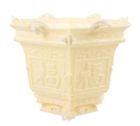 WEKADRIN Moule Hexagonal pour Pot de Fleurs en Plastique Épais Réutilisable pour Fabrication de Jardinières en Béton Moule DIY pour Bonsaï et Décoration de Jardin Style Européen