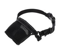 WEKADRIN Muselière pour Chien Grosse Taille XXL Réglable en Polyester Respirant Noir, Couvre-Gueule Anti-aboiement et Anti-Morsure, Accessoire Pratique pour Grands Chiens en Extérieur