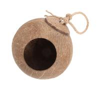 WEKADRIN Nid Suspendu Coque de Noix pour Perroquet Hamac Naturel Résistant et Éducatif Perchoir de Détente pour Cage Oiseau Stimulant pour Développer Curiosité des Perroquets