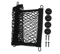 WEKADRIN Organisateur De Siège Auto Filets De Rangement Double Couche 35x25 Cm Extensible Voiture Utilisation Polyvalente Conducteur Et Passager