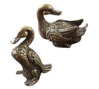 WEKADRIN Ornement Canard Colvert Cuivre Massif Vintage Sculpture Esthétique pour Décoration Salon et Bureau de Figurines Artisanales pour Table de Thé