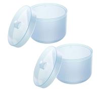 WEKADRIN Outils à Ongles Boîte de Trempage en Plastique 3.5 X 3.5 X 2.6 Réservoir pour Accessoires Nail Art Adapté aux Salons de Beauté et Cabinets Médicaux