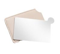 WEKADRIN Palette de Maquillage Compacte avec Miroir HD Plateau Mélangeur Transparent pour Fond de Teint Correcteur et Blush Outil Professionnel Portable pour Esthéticiennes et Usage