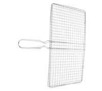 WEKADRIN Panier de Grillade Acier Inoxydable avec Poignée Panier Barbecue Maille pour Poisson Viande et Légumes Résistant et Réutilisable pour Cuisson Plein Air