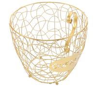 WEKADRIN Panier de Rangement pour Capsules de Café en Fer Doré de Tasse Support Compact Cuisine Organisateur Pratique pour Capsules Expresso Accessoire Gain de Place pour Plan de