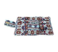 WEKADRIN Paquet de Rangement pour Flacons Roll-on d'Huiles Essentielles 5Ml et 10Ml Trousse de Transport Portable en Tissu 10 Compartiments Protection Étanche et Antichoc pour Voyage