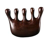 WEKADRIN Peigne Bois pour Massage Du Chevelu Dents Large Stimulant Circulation Sanguine et Soulageant Maux de Tête pour Cheveux Épais et Longs Usage Tête Cou et Dos