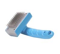 WEKADRIN Peigne Chien Démêloir Confortable avec Manche Antidérapant Brosse Toilettage Poils Massage Circulation Cutanée Nettoyage Facile Poils Flottants