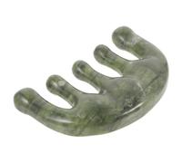 WEKADRIN Peigne Jade Vert pour Massage Démêlant Doux et Portable la Pression et Convient à Tous Types de Cheveux