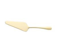 WEKADRIN Pelle à Gâteau Dentelée Acier Inoxydable avec Finition Miroir Ustensile de Pâtisserie Ergonomique pour Pizza Fromage et Crème Outil de Cuisson Couleur Or