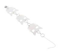 WEKADRIN Pendentif Réfléchissant de Petite Chouette, Dispositif Effrayant pour Oiseaux, Décoration Extérieure pour Jardin et Balcon, Suspendu, Protection Pigeons et Volatiles, Usage