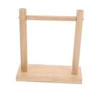 WEKADRIN Perchoir Oiseaux Naturel Perroquet Stable Support de Bureau pour Perruches et Calopsittes Jeu Intérêt pour Oiseaux avec Base Antidérapante