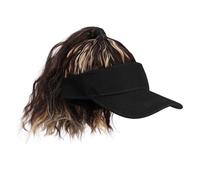 WEKADRIN Perruque Casquette De Baseball Perruques Pour Femmes Extensions De Cheveux Queue De Cheval Extérieur Extension De Queue De Cheval Cheveux