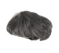 WEKADRIN Perruque Courte Grise Bouclée Avec Frange Pour Femmes Accessoire De Cosplay Et Quotidien Cheveux Naturels Résistants Chaleur Idéale Pour Toutes Occasions