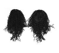 WEKADRIN Perruque Synthétique Ondulée Water Wave Front Lace Boucles Afro Confortable et Stylée Fêtes et Cosplay