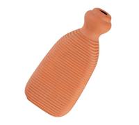 WEKADRIN Pierre pour Terre Cuite Rouge Outil Exfoliant Naturel Argile pour Élimination Peau Morte Masseur Ergonomique pour Mains et Corps Soin et Confortable