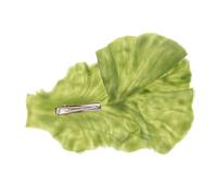 WEKADRIN Pince à Cheveux Feuille de Laitue Verte pour Femmes Petite Taille Accessoire Cheveux Kawaii Motif Végétal Coloré Usage Quotidien